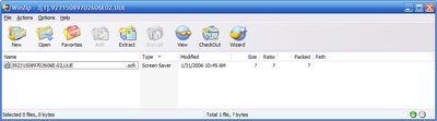 UUE Virus in Winzip